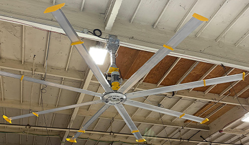 Project-HLVS-Fan-Installation-Warehouse-02 HLVS Fan installed in a warehouse